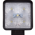 Square LED Flood and Spot Work Light - 1200 Lumens - 12/24V