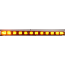 Sequencing LED Traffic Assist Light Bar with 16 Mode Control Box, Arrow End Lamps, 52 in., AMBER