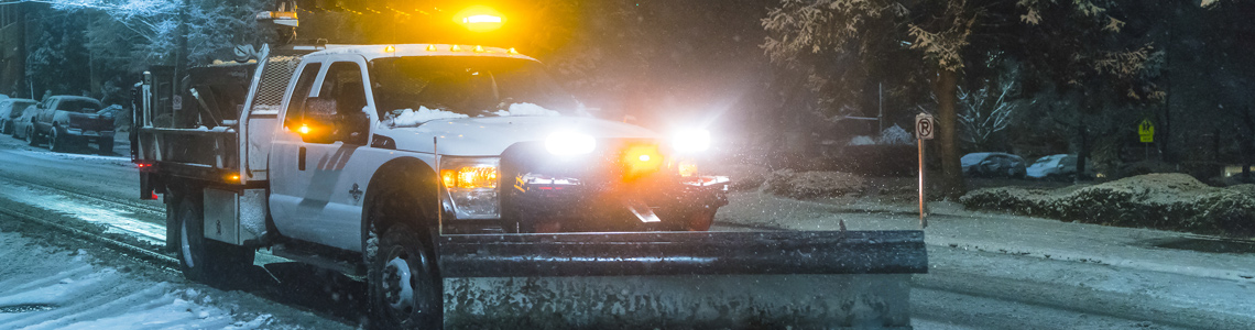 Snow Plow and Landscaping Vehicle Warning Lights