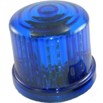 4.75 in. Rotating Blue LED Beacon, battery operated/Jack