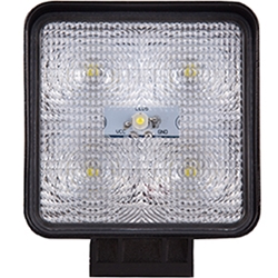Square LED Flood and Spot Work Light - 1200 Lumens - 12/24V