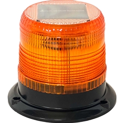 Solar Powered Flashing Personal Safety Light, Magnet Mount, Photocell
